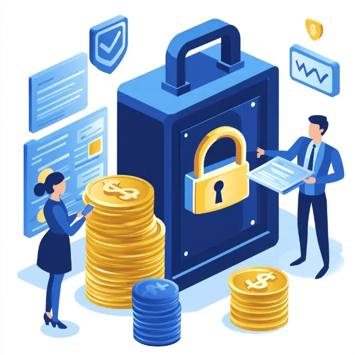 Illustration Sécurité financière et gestion de patrimoine avec des experts en comptabilité Illustration Sécurité financière et gestion de patrimoine avec des experts en comptabilité